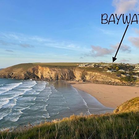 Baywatch Mawgan Porth Spacious Home Sleeps 9, Games Room, Parking & Garden Exteriör bild